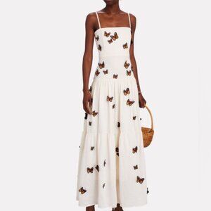 Agua Bendita Lima Butterfly Maxi Dress